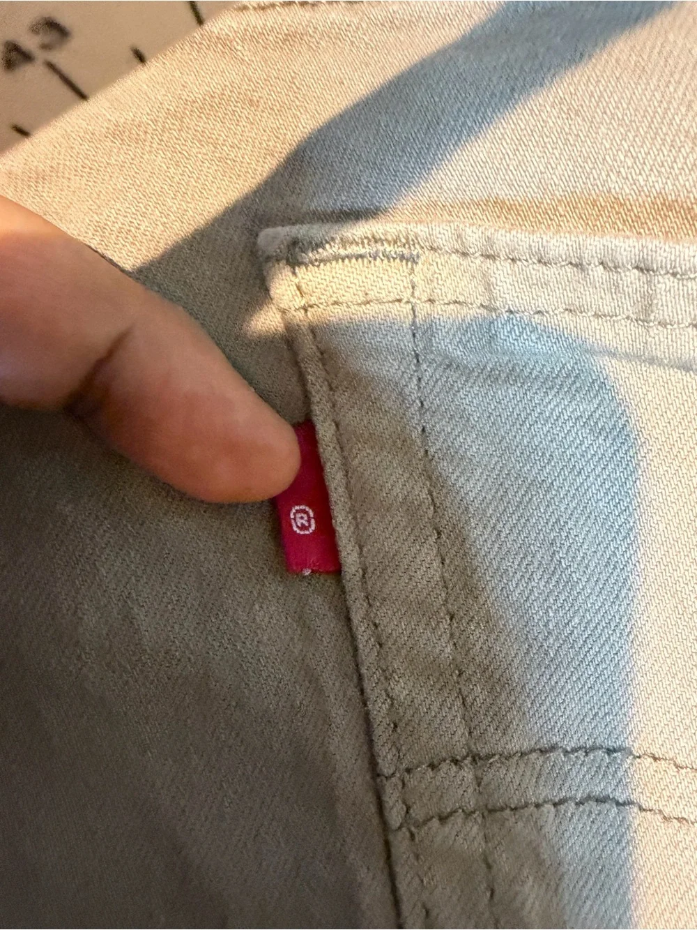 Levi's Slim Straight Khaki Jeans